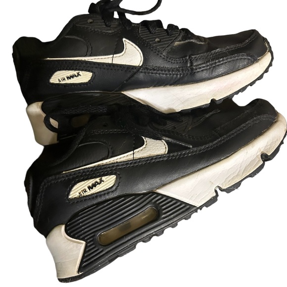 🏁Nike Air Max 90 LTR Sz 13C Black & White - Picture 6 of 6